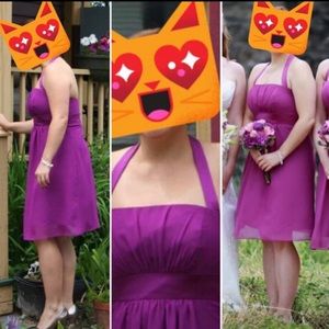 Magenta / Fuchsia Bridesmaid Dress